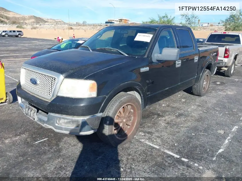 1FTPW12554FA14250 2004 Ford F-150 Lariat/Xlt