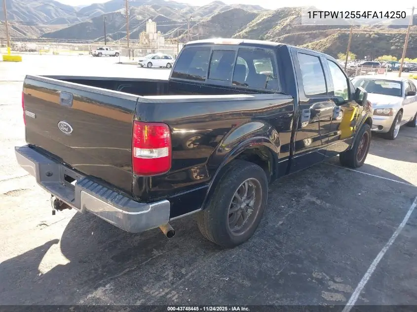 1FTPW12554FA14250 2004 Ford F-150 Lariat/Xlt
