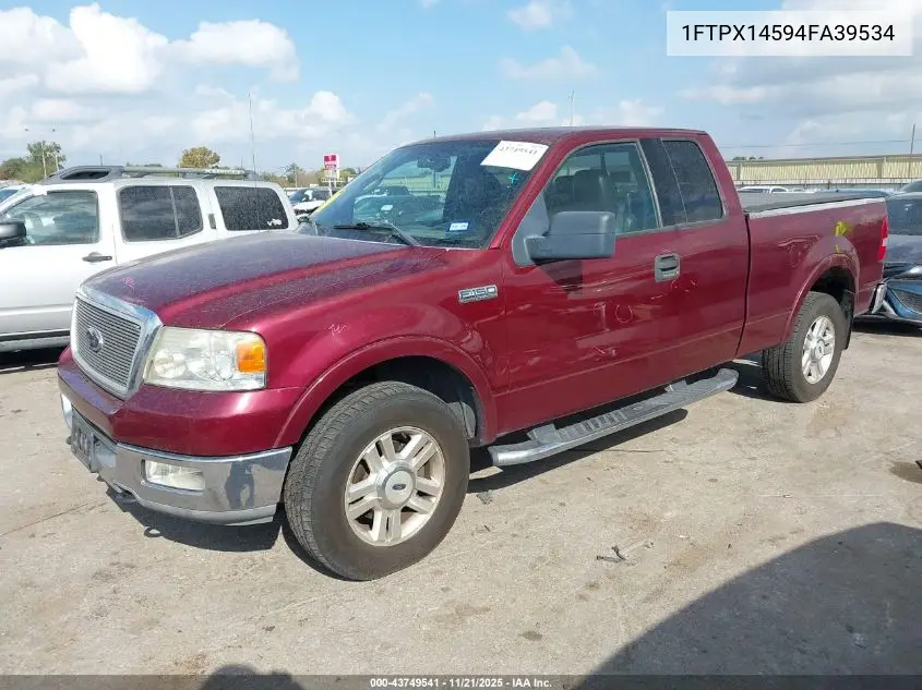 1FTPX14594FA39534 2004 Ford F-150 Fx4/Lariat/Xl/Xlt