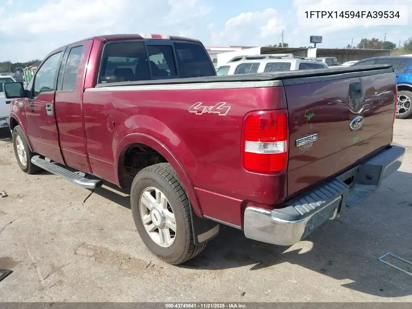 1FTPX14594FA39534 2004 Ford F-150 Fx4/Lariat/Xl/Xlt