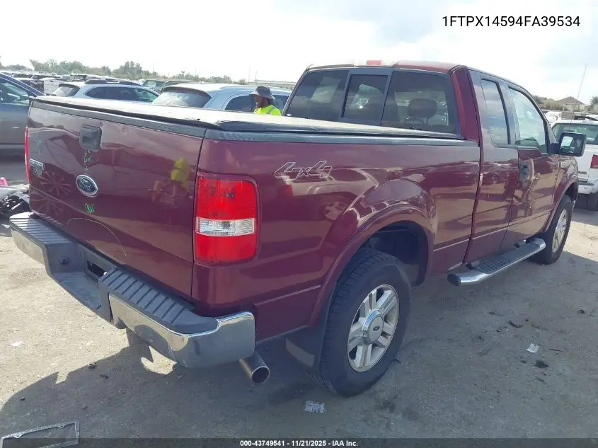 1FTPX14594FA39534 2004 Ford F-150 Fx4/Lariat/Xl/Xlt