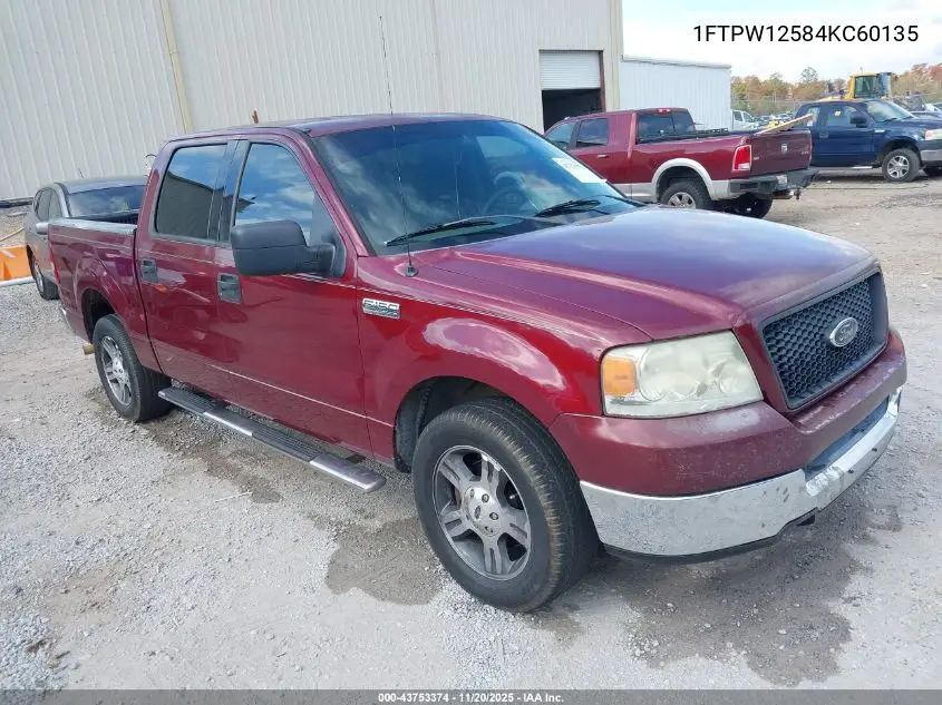 1FTPW12584KC60135 2004 Ford F-150 Lariat/Xlt