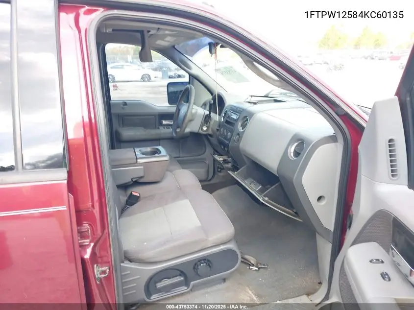 1FTPW12584KC60135 2004 Ford F-150 Lariat/Xlt