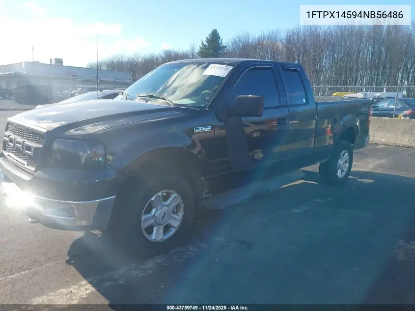 1FTPX14594NB56486 2004 Ford F-150 Fx4/Lariat/Xl/Xlt