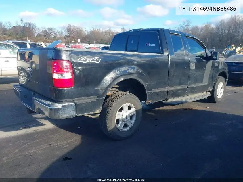 1FTPX14594NB56486 2004 Ford F-150 Fx4/Lariat/Xl/Xlt