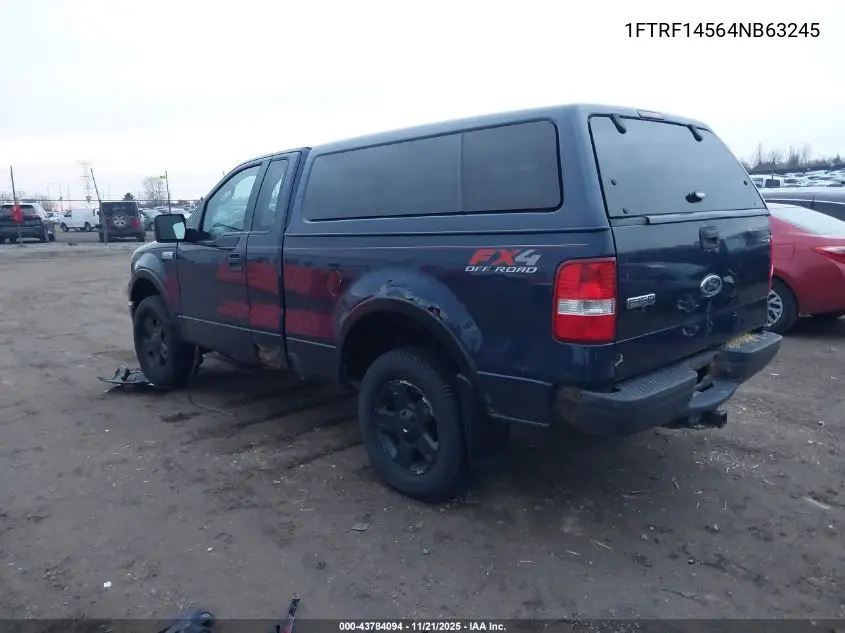1FTRF14564NB63245 2004 Ford F-150 Fx4/Xl/Xlt