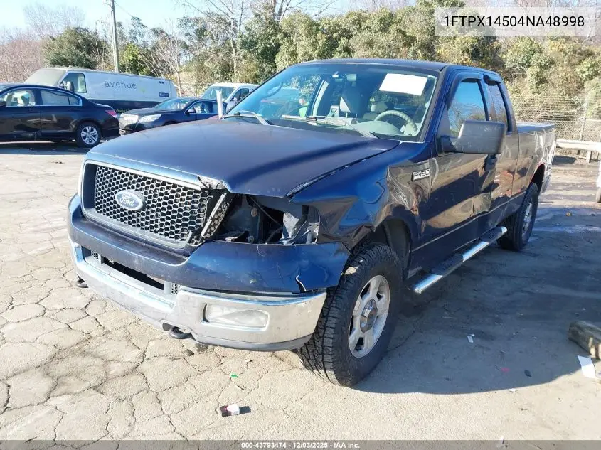 1FTPX14504NA48998 2004 Ford F-150 Fx4/Lariat/Xl/Xlt