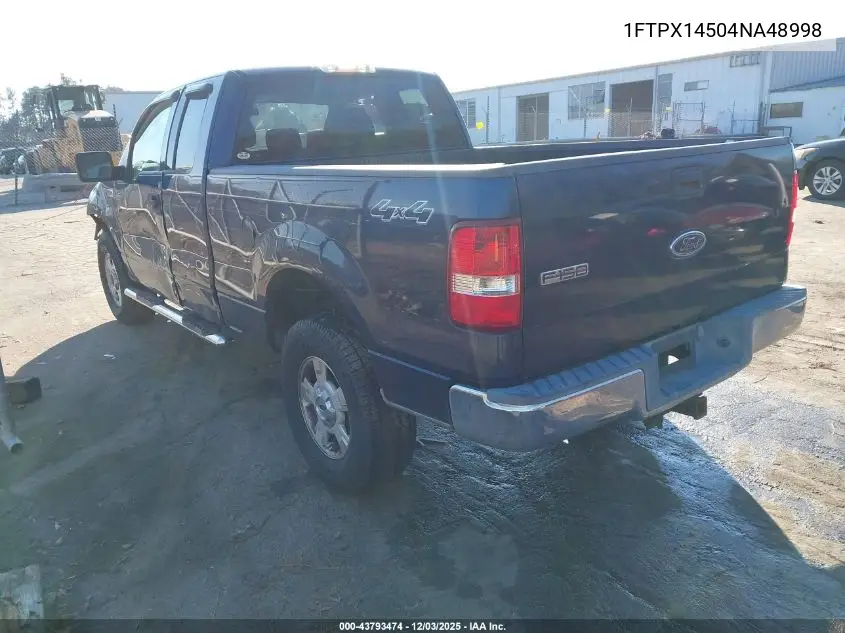 1FTPX14504NA48998 2004 Ford F-150 Fx4/Lariat/Xl/Xlt