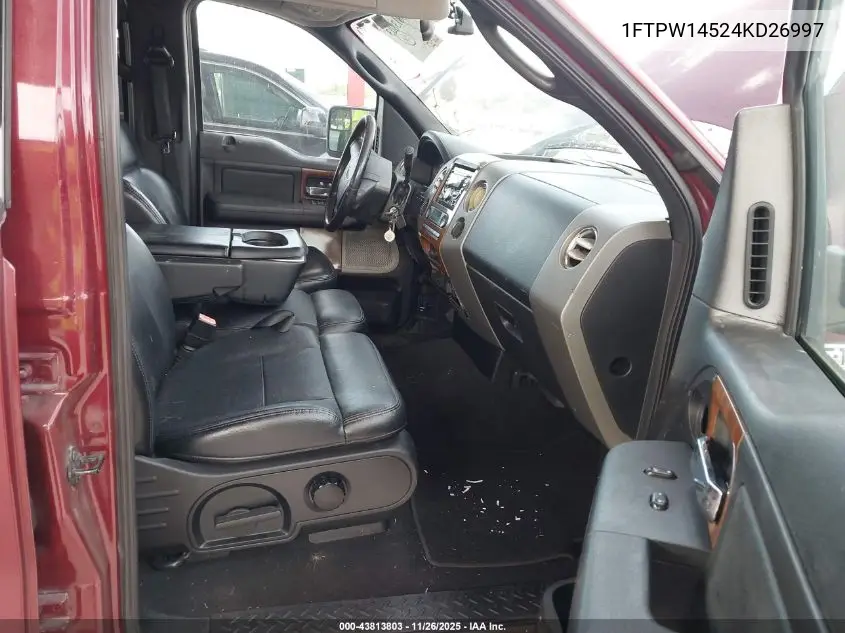 1FTPW14524KD26997 2004 Ford F-150 Fx4/Lariat/Xlt