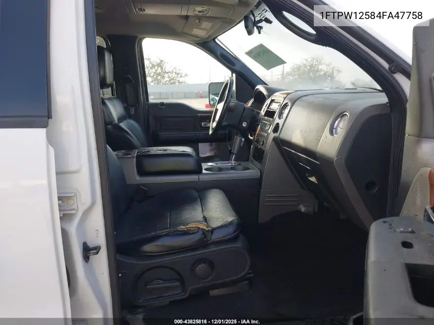 1FTPW12584FA47758 2004 Ford F-150 Lariat/Xlt