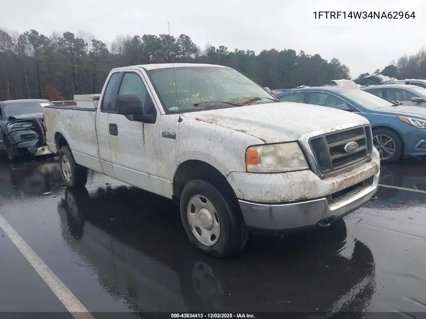 1FTRF14W34NA62964 2004 Ford F-150 Stx/Xl/Xlt