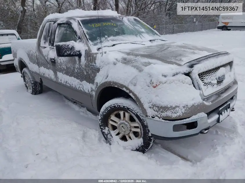 1FTPX14514NC59367 2004 Ford F-150 Fx4/Lariat/Xl/Xlt
