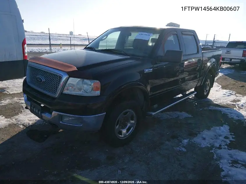 1FTPW14564KB00607 2004 Ford F-150 Fx4/Lariat/Xlt