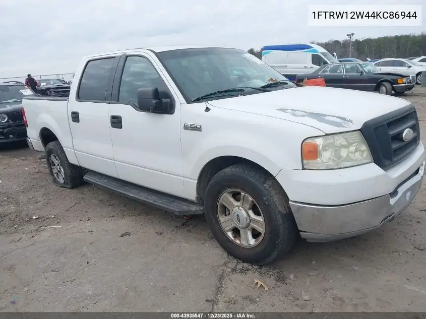 1FTRW12W44KC86944 2004 Ford F-150 Xlt