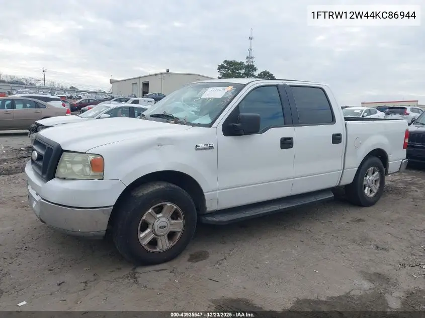 1FTRW12W44KC86944 2004 Ford F-150 Xlt