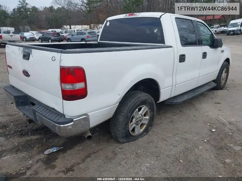 1FTRW12W44KC86944 2004 Ford F-150 Xlt