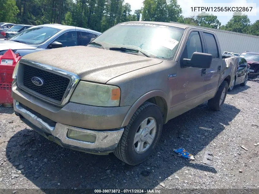 1FTPW12565KC32867 2005 Ford F-150 Lariat/Xlt