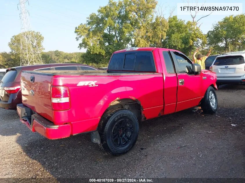 2005 Ford F-150 Stx/Xl/Xlt VIN: 1FTRF14W85NA97470 Lot: 40187039