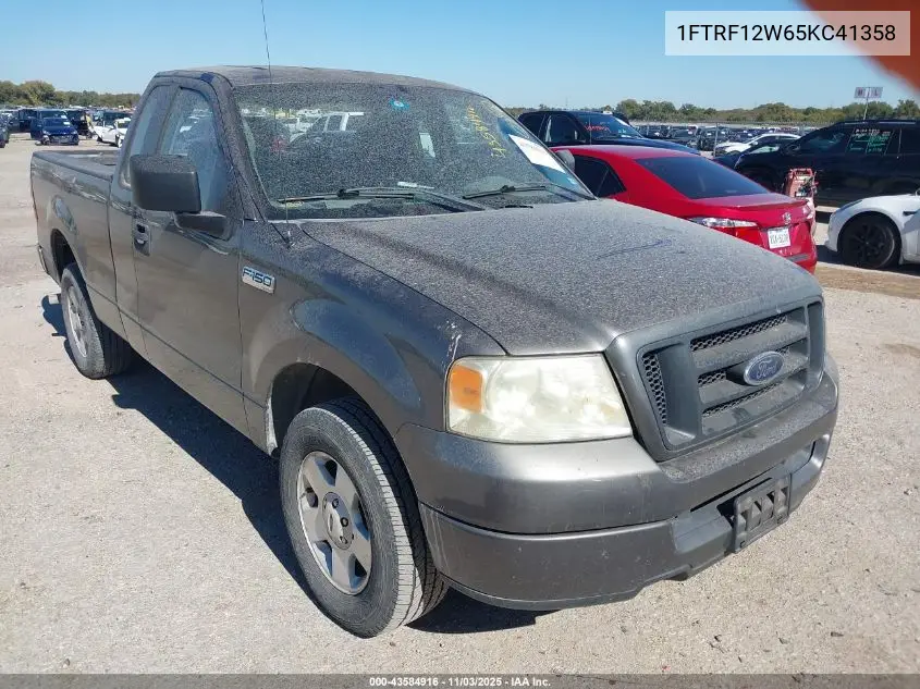 1FTRF12W65KC41358 2005 Ford F-150 Stx/Xl/Xlt