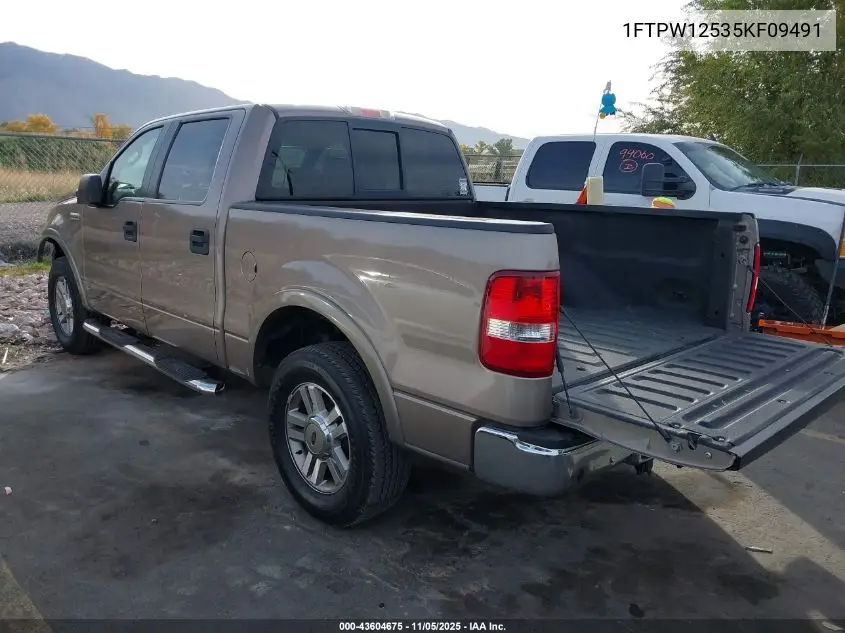 1FTPW12535KF09491 2005 Ford F-150 Lariat/Xlt