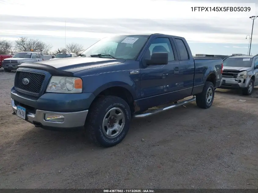 1FTPX145X5FB05039 2005 Ford F-150 Fx4/Lariat/Xl/Xlt