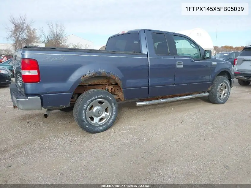 1FTPX145X5FB05039 2005 Ford F-150 Fx4/Lariat/Xl/Xlt