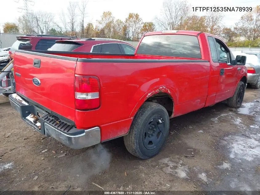 1FTPF12535NA78939 2005 Ford F-150 Xl/Xlt
