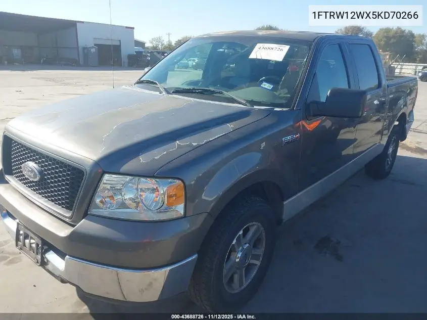 1FTRW12WX5KD70266 2005 Ford F-150 Xlt