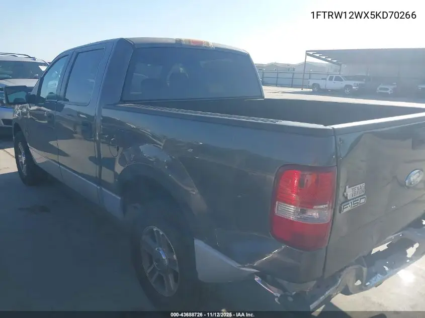1FTRW12WX5KD70266 2005 Ford F-150 Xlt