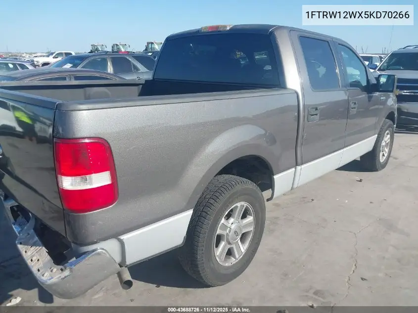 1FTRW12WX5KD70266 2005 Ford F-150 Xlt