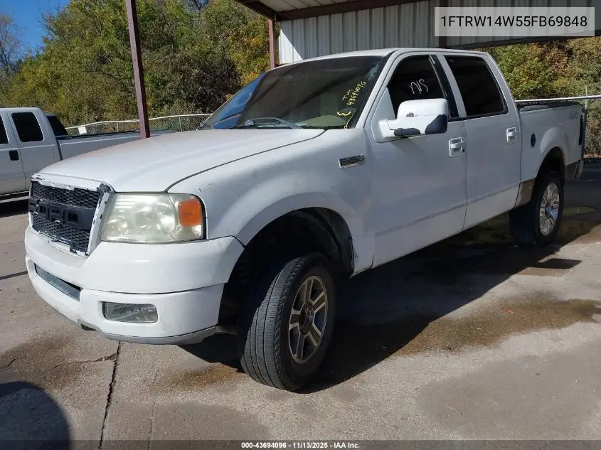 1FTRW14W55FB69848 2005 Ford F-150 Xlt