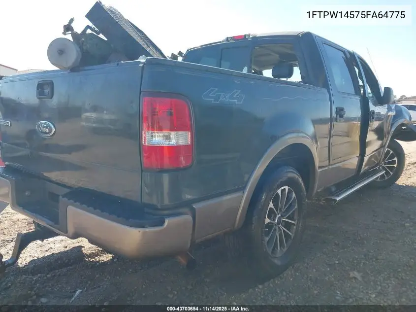 1FTPW14575FA64775 2005 Ford F-150 Fx4/Lariat/Xlt