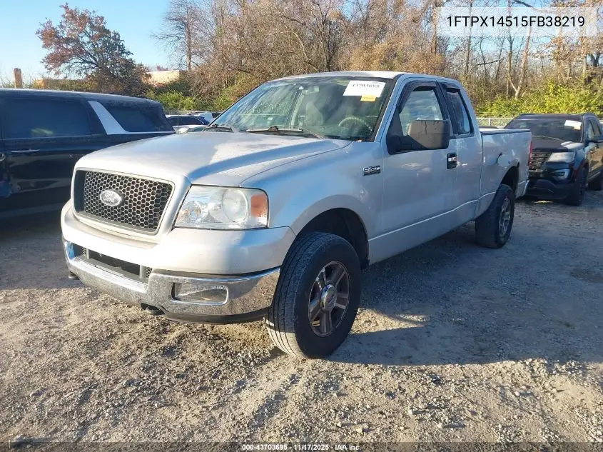 1FTPX14515FB38219 2005 Ford F-150 Fx4/Lariat/Xl/Xlt