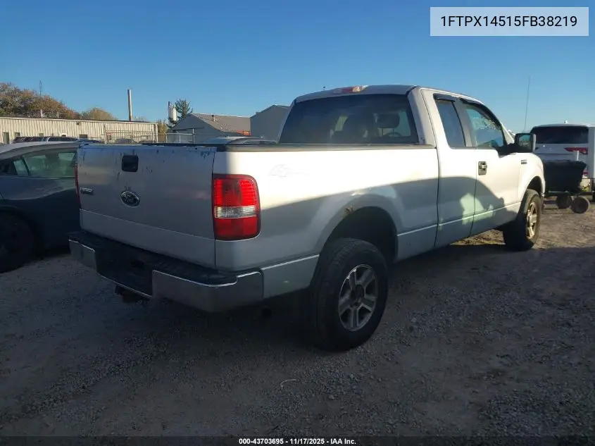 1FTPX14515FB38219 2005 Ford F-150 Fx4/Lariat/Xl/Xlt