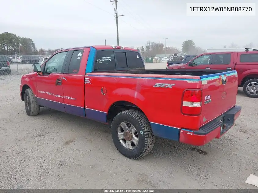 1FTRX12W05NB08770 2005 Ford F-150 Stx/Xl/Xlt