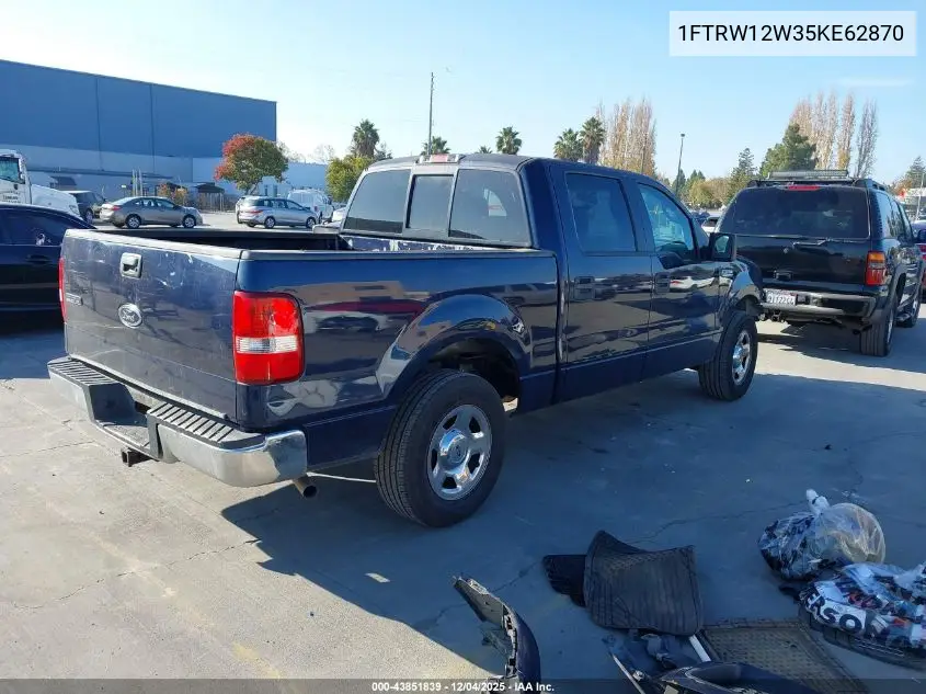 1FTRW12W35KE62870 2005 Ford F-150 Xlt