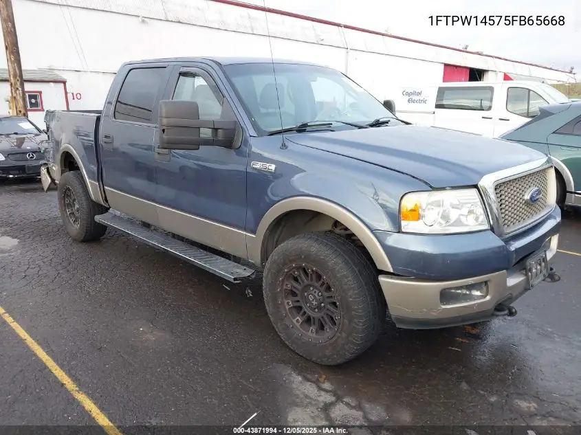 1FTPW14575FB65668 2005 Ford F-150 Fx4/Lariat/Xlt