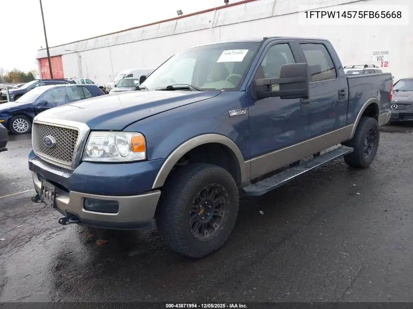 1FTPW14575FB65668 2005 Ford F-150 Fx4/Lariat/Xlt