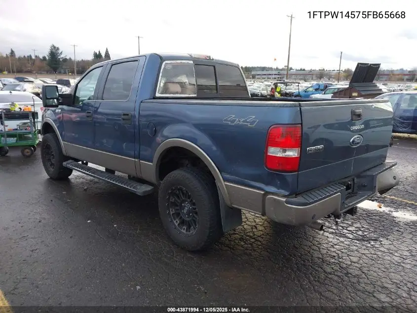 1FTPW14575FB65668 2005 Ford F-150 Fx4/Lariat/Xlt