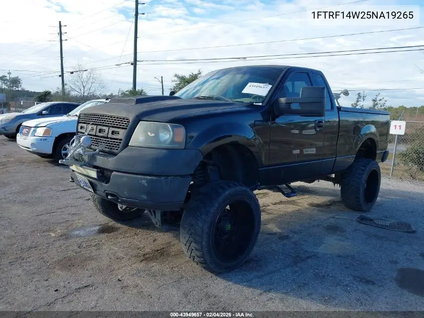 1FTRF14W25NA19265 2005 Ford F-150 Stx/Xl/Xlt