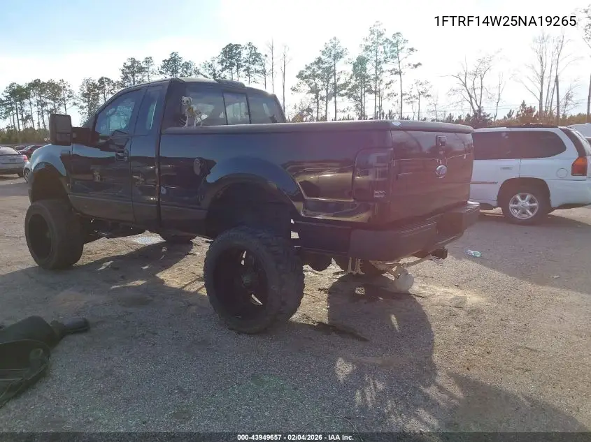 1FTRF14W25NA19265 2005 Ford F-150 Stx/Xl/Xlt