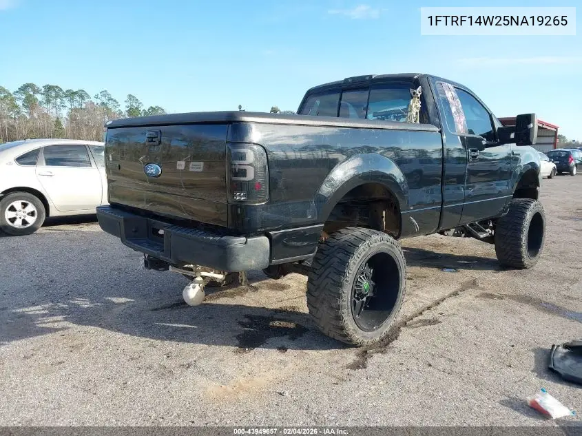 1FTRF14W25NA19265 2005 Ford F-150 Stx/Xl/Xlt