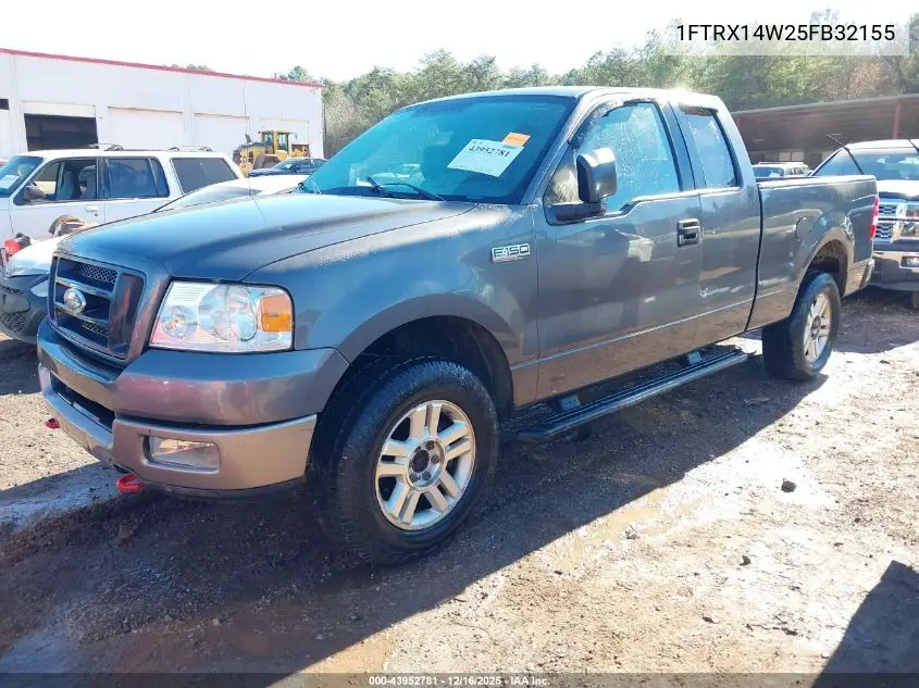1FTRX14W25FB32155 2005 Ford F-150 Stx/Xl/Xlt