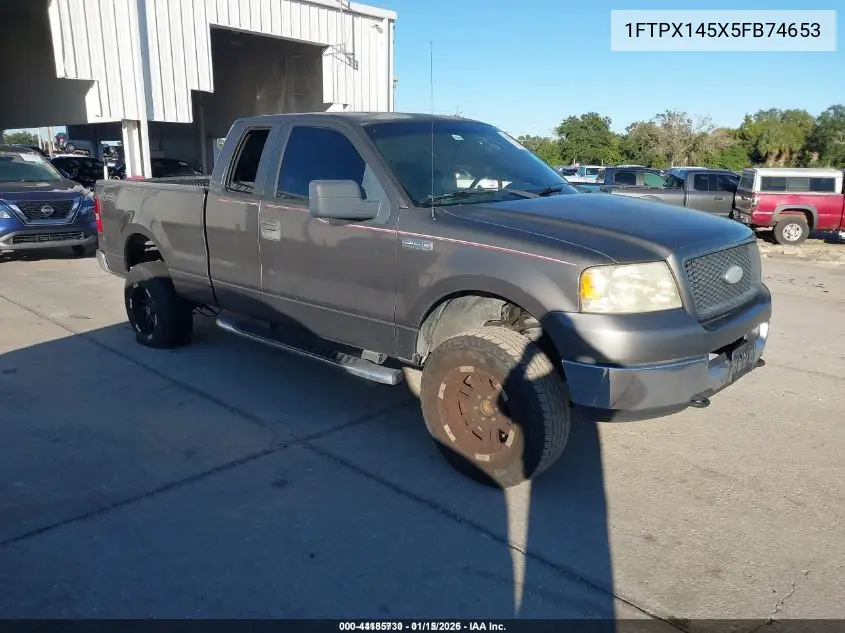 1FTPX145X5FB74653 2005 Ford F-150 Fx4/Lariat/Xl/Xlt