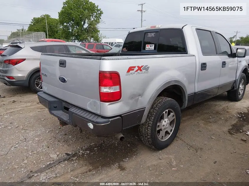 2005 Ford F-150 Fx4/Lariat/Xlt VIN: 1FTPW14565KB59075 Lot: 44952909