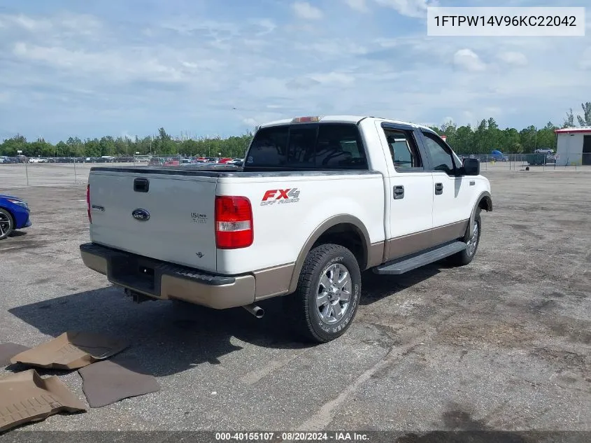 1FTPW14V96KC22042 2006 Ford F-150