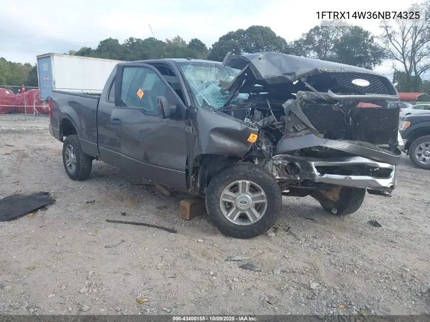 1FTRX14W36NB74325 2006 Ford F-150 Stx/Xl/Xlt