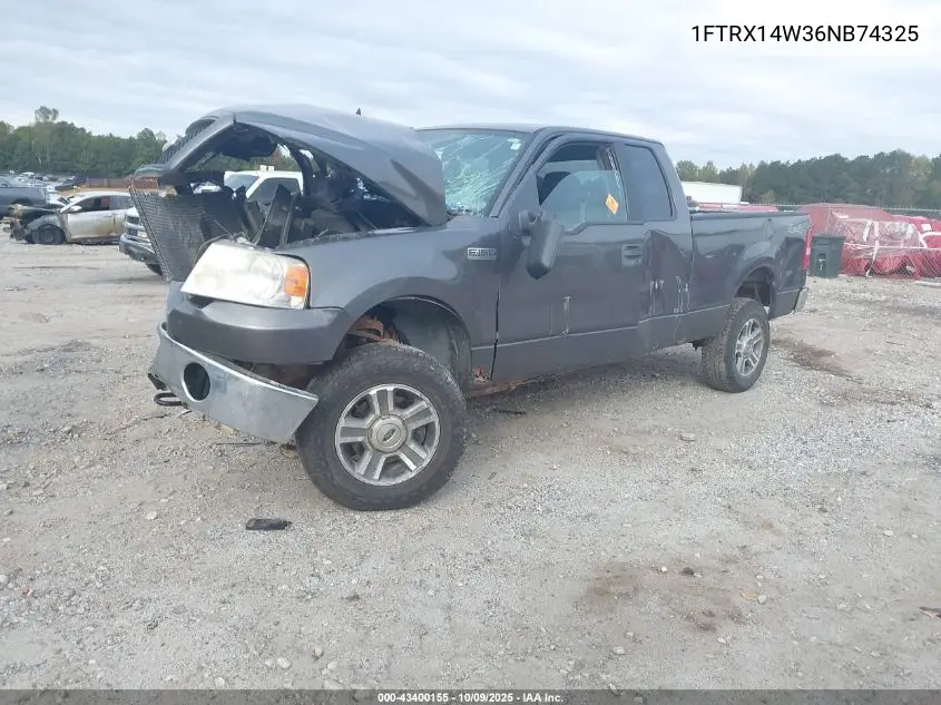 1FTRX14W36NB74325 2006 Ford F-150 Stx/Xl/Xlt
