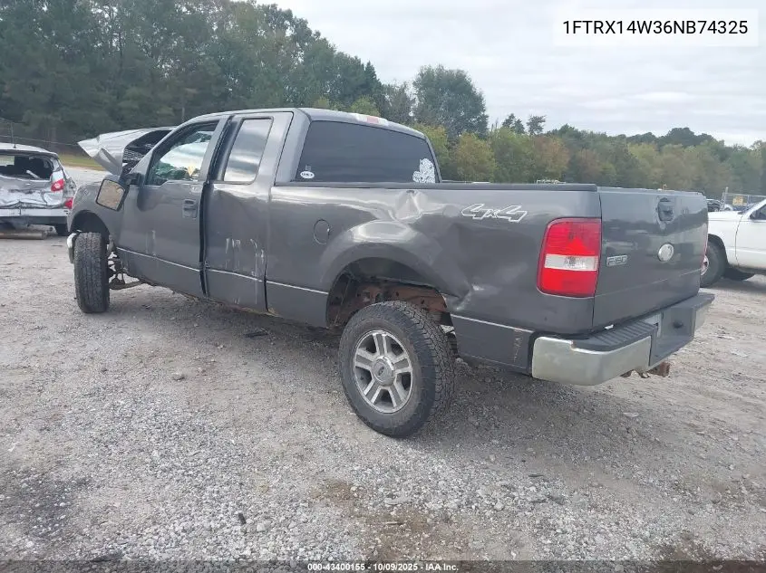 1FTRX14W36NB74325 2006 Ford F-150 Stx/Xl/Xlt