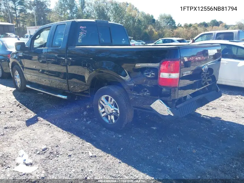 1FTPX12556NB81794 2006 Ford F-150 Lariat/Xl/Xlt
